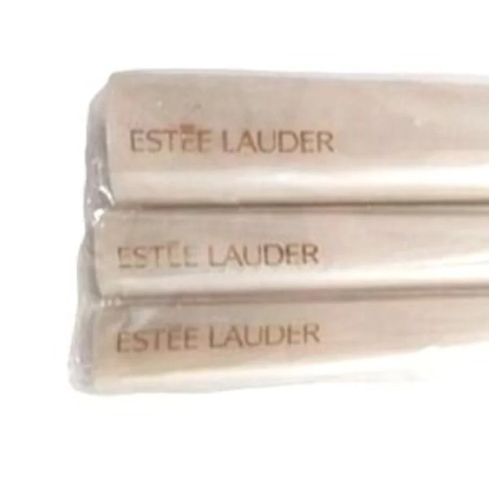 Estee Lauder NWOT Three‎ Piece Champagne Color 6 Inch Makeup Brush Set